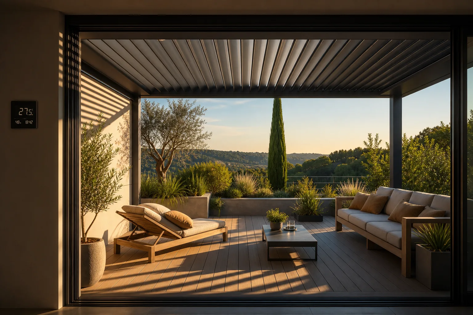 La couleur de votre pergola a un impact direct sur la chaleur ! — Ales-Pergola.fr