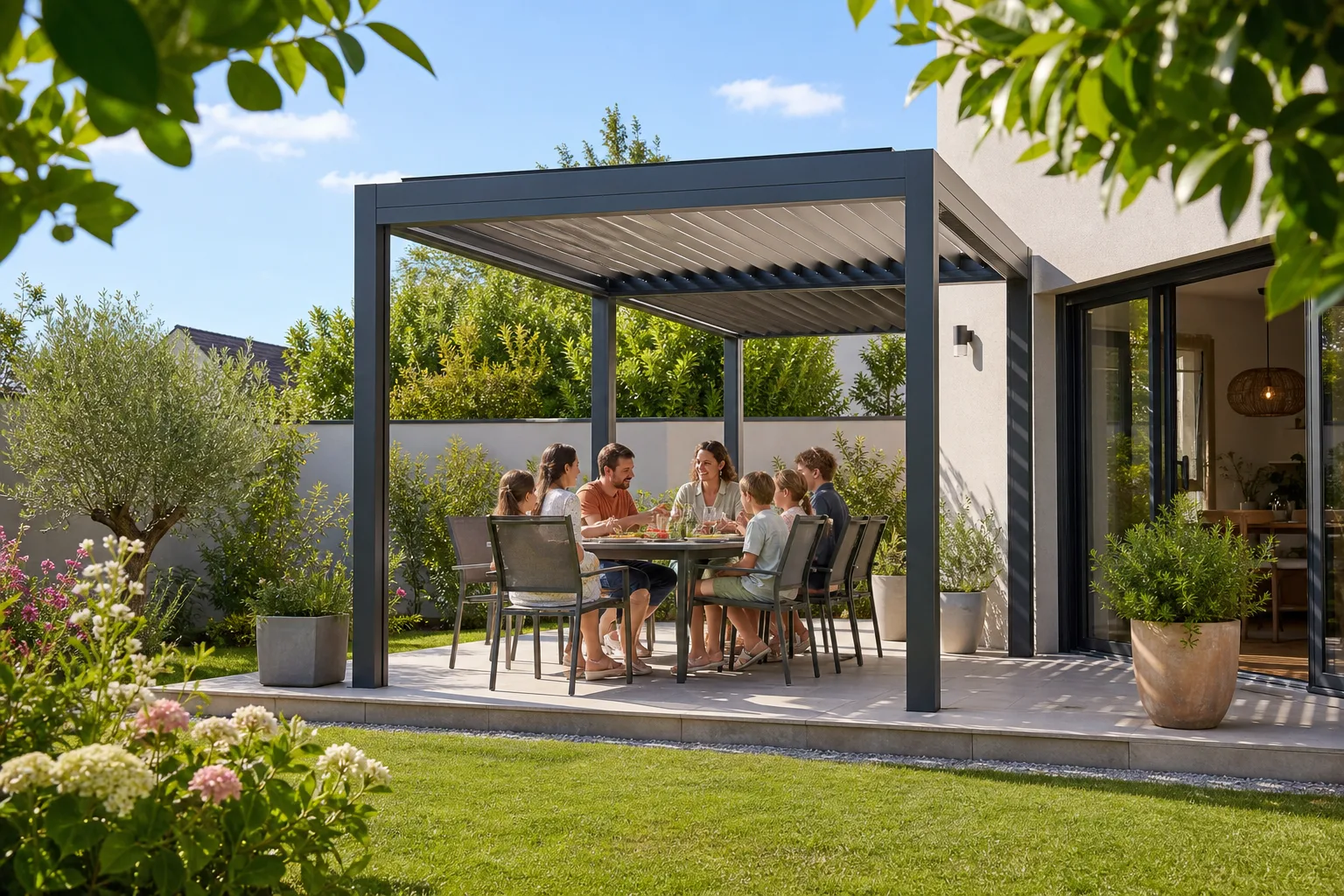 Quelle taille pour une pergola bioclimatique ?