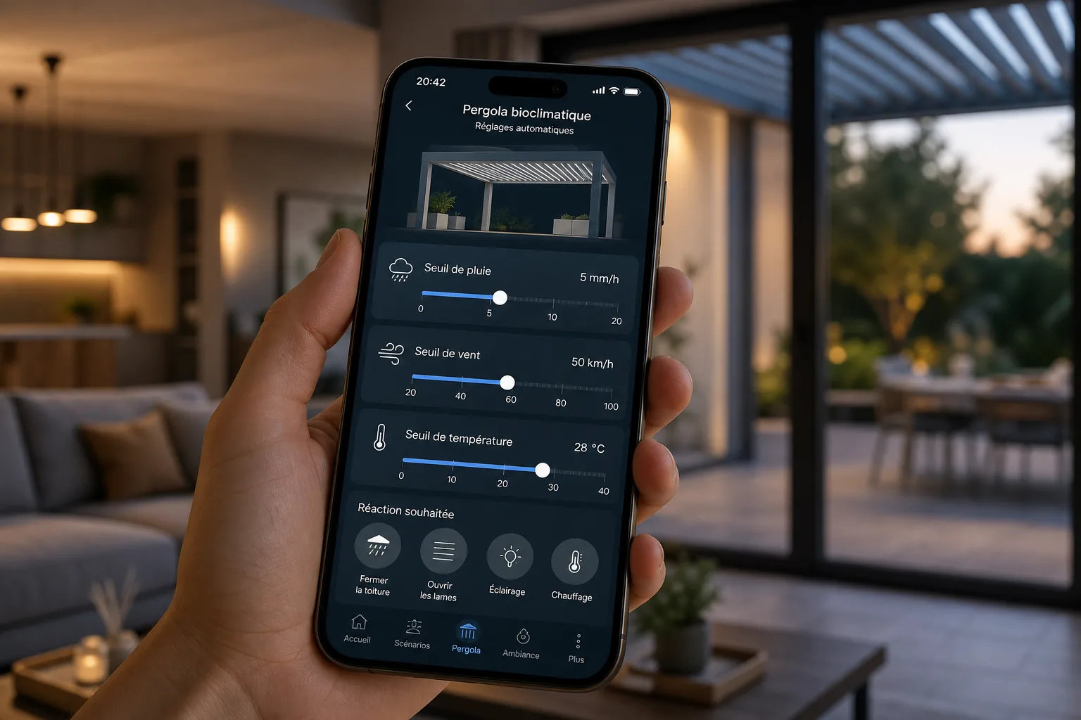 Une pergola peut-elle se fermer automatiquement quand il pleut ? — Ales-Pergola.fr