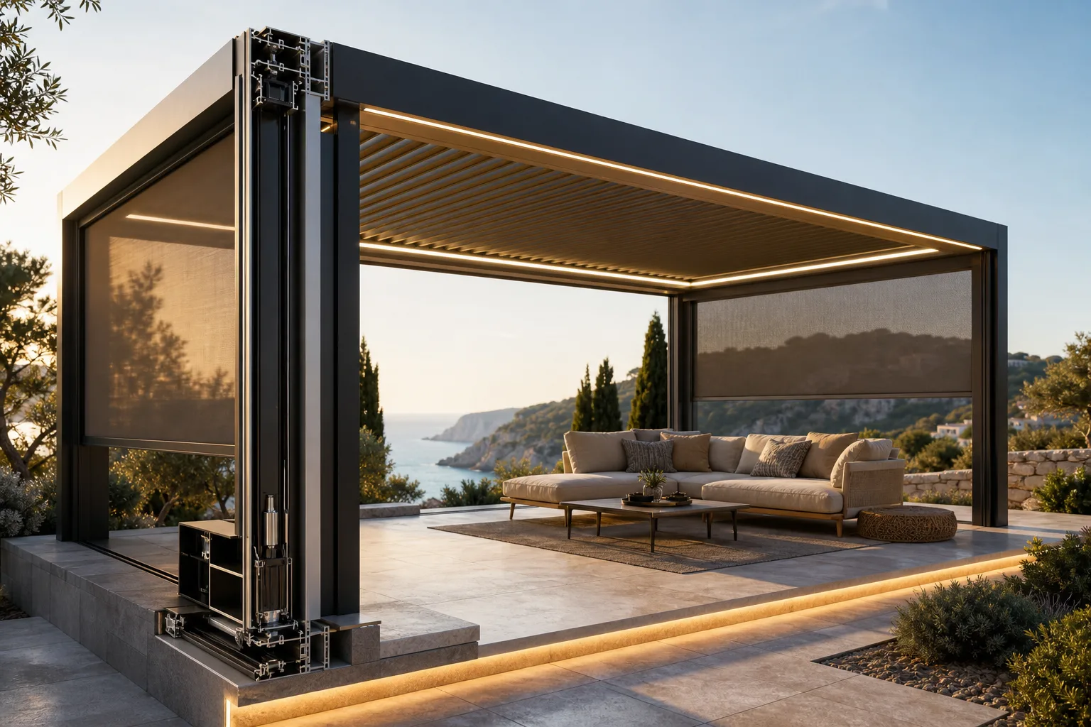 Pergola bioclimatique Nimes — installation sur mesure dans le Gard (30)